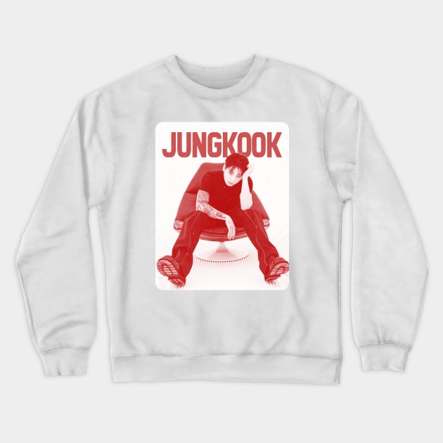 Jungkook Golden Jung Kook Crewneck Sweatshirt by WacalacaW